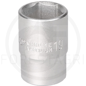 Zásuvný klíč 1/2" 6-úhelný - 19