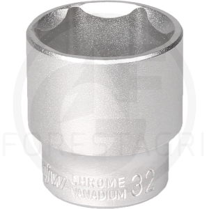 Zásuvný klíč 1/2" 6-úhelný - 32