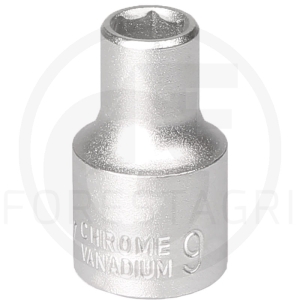 Zásuvný klíč 1/2" 6-úhelný - 9