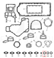 Uszczelka, Tarpiklis, těsnění, Dichtung, seal - F003019