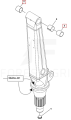 tuleja, puzdro, bushing, Buchse, įvorė - F008316 ZZ (F036642)