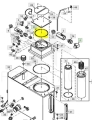 O-ring pokrywy filtra oleju, Alyvos filtro dangtelio O žiedas, O-kroužek krytu olejového filtru, O-Ring für den Ölfilterdeckel,O-ring for oil filter cover, f024356