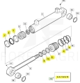 Zestaw uszczelnień, Sandariklių rinkinys, Sada těsnění, Dichtungssatz , Seal kit, F069028