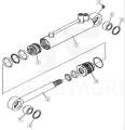 Zestaw uszczelnień, Sandariklių rinkinys, Sada těsnění,  Dichtungssatz, Seal kit, F686053 Z F071073 F676258
